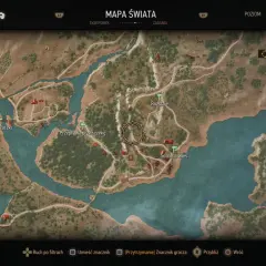 Wiedźmin 3 - Pełna mapa świata i lokacji