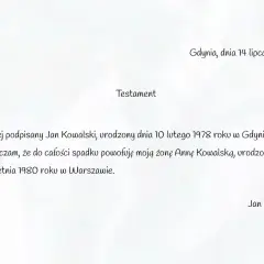 Jak prawidłowo sporządzić testament wzajemny małżonków - gotowy wzór i zasady
