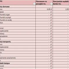 Prosty szablon budżetu domowego pomoże Ci wreszcie oszczędzać pieniądze