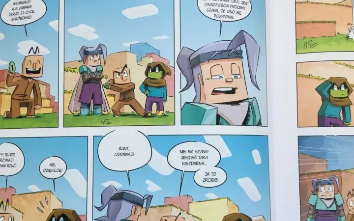 Najlepsze komiksy Minecraft - podróż do świata pełnego przygód