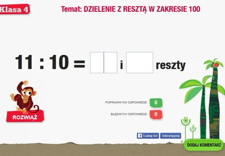 Dzielenie z resztą online: najprostszy sposób na naukę matematyki