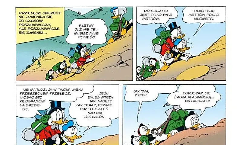 Historia polskiego komiksu o Kaczorze Donaldzie i jego rodzinie w Kaczogrodzie