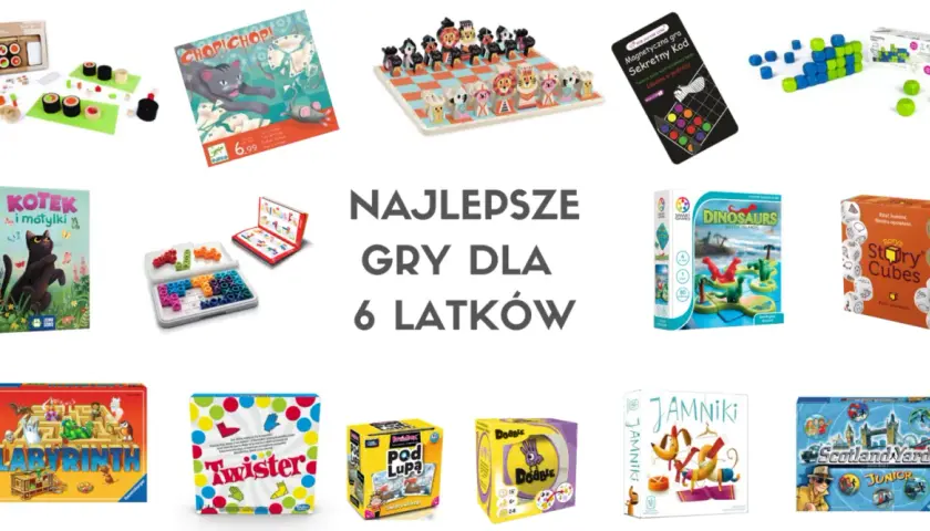 Gry planszowe dla dzieci w wieku 6 lat - jakie polecamy?