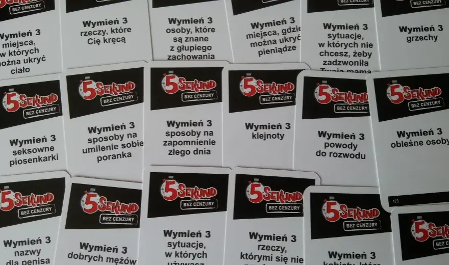  Pytania 5 sekund - 1000 pytań na randkę lub imprezę w 5 sekund 💥 Nowe pytania codziennie!