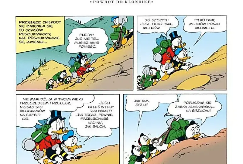Historia polskiego komiksu o Kaczorze Donaldzie i jego rodzinie w Kaczogrodzie