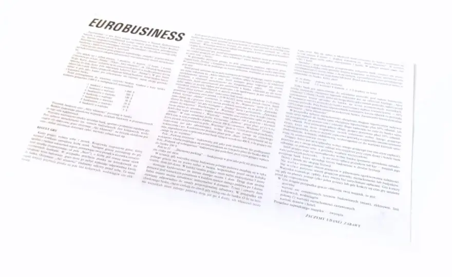  Zasady gry w Eurobiznes. Pieniądze, strategia, przedsiębiorczość. Poznaj sekrety sukcesu!