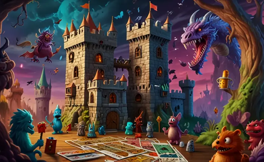  Gra planszowa Munchkin - Zdobywaj poziomy, zbieraj skarby i pokonuj potwory!