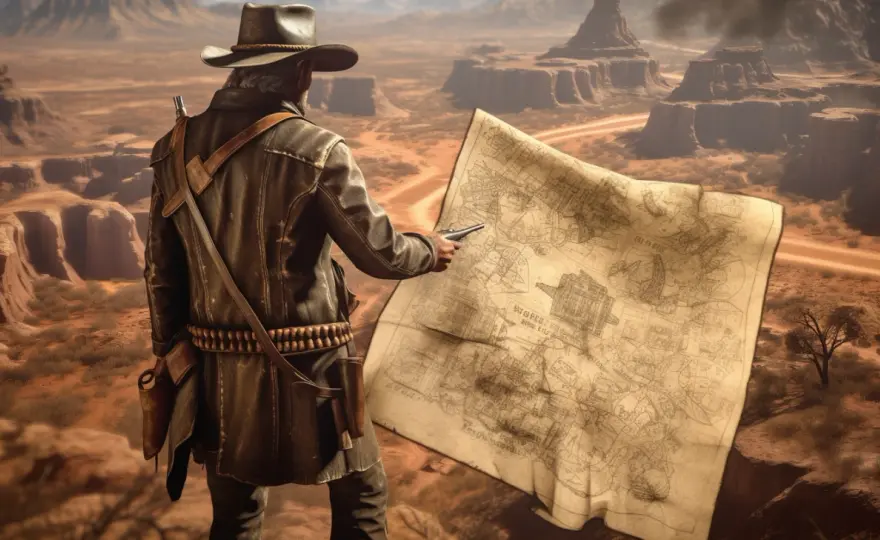 Red Dead Redemption 2 legendarne zwierzęta - Mapa RDR2