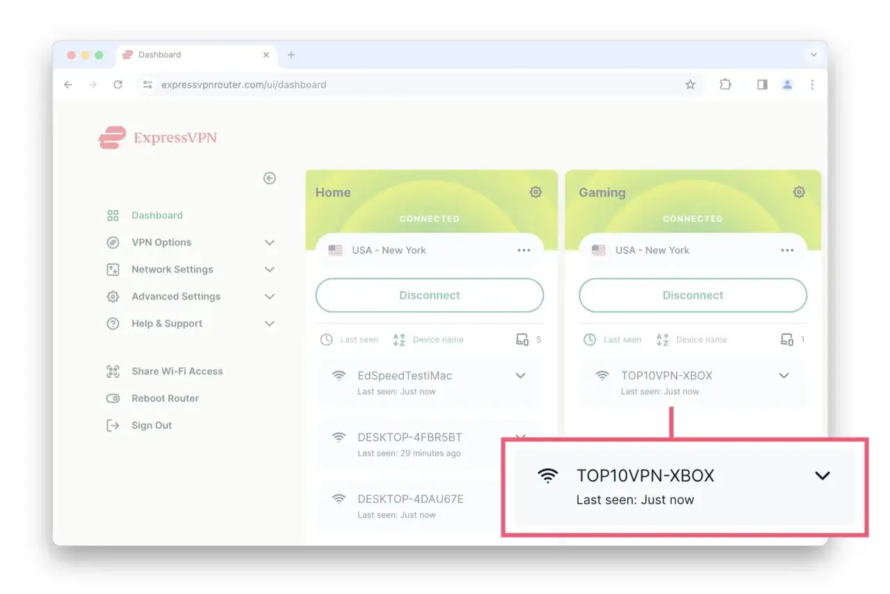 VPN na konsoli lub aktywacja klucza Xbox z VPN
