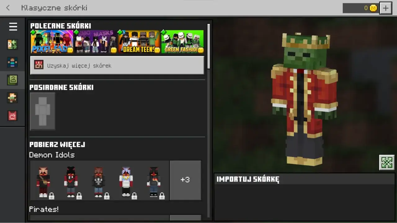 Narzędzia do tworzenia skin&oacute;w Minecraft